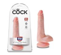 Sextoys Pour Tous Gode Ventouse Réaliste 15 cm - KING COCK