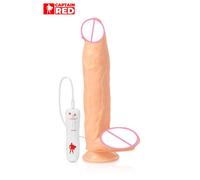 Gode Vibromasseur XXL réaliste The Power 31 x 6 cm - CAPTAIN RED