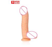 Gode XXL réaliste The Super 29 x 6,5 cm Sextoy - CAPTAIN RED
