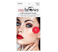 Godefroy Transferts De Sourcils Longue Tenue Mybrows, Arcade Moyenne, Brun Foncé, 48 Paires De Sourcils (96 Transferts Individuels)