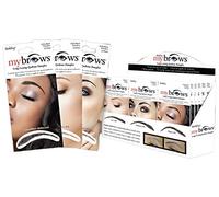 Godefroy Transferts De Sourcils Longue Tenue Mybrows, Arche Haute, Brun Foncé, 12 Paires