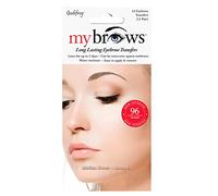 Godefroy Transferts de Sourcils MyBrows pour Sourcils d’Apparence Naturelle Style Arcade Basse - Brun Moyen - 48 unités (paquet de 1)