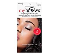 Godefroy Transferts de Sourcils MyBrows pour Sourcils d’Apparence Naturelle Style Arcade Basse - Noir Naturel - 48 unité (paquet de 1)