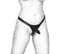 Godemiché verrouillable pour débutants - Strap-On réglable pour débutants avec plug en silicone pour le pénis, agréablement doux pour le pegging et le bondage anal - Jouets sexuels pour couples