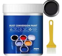 Godemmio Qidaxia Peinture de conversion de rouille résistante aux intempéries pour métal, agent de conversion métallique à base d'eau, durable (noir)