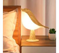 GODENBA Petite lampe oiseau sans fil, veilleuse tactile avec 3 températures de couleur/variateur de luminosité/capteur tactile/diffuseur d'arômes, lampe colibri à batterie rechargeable pour enfants,