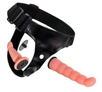 Godes Ceintures 17.5cm et 12cm ⌀2.3 à 4.4cm Double Pénétration ABS TPR Plug Anal gode Sex Toys Anals gode homme pour Lesbiennes et Couples gode ceinture godemichets double gode strap on FOPS D24-10