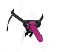 GODES CEINTURES FIXE I Strapon [SYSTÈME SNAP-LOCK] sextoyse couple plaisir | 17 cm I gode ceinture couple hetero et homosexuel I BDSM I + GODE I plug anal, SILICONE I god ceinture pour pénétration homme