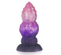 Godes épais de 19 CM, Gode Géant, Gode à Nœud Avec Ventouse, Sextoy Violet Pour Stimulation Clitoridienne, Vaginale et Anale, Gode Anal épais en Silicone Pour Femmes, Hommes et Couples