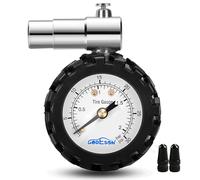 GODESON Manomètre de pression pour pneus de vélo de montagne, valve Presta Mtb avec plage de décompression d'air de vélo jusqu'à 0-30 PSI /0-2 bar, parfait pour accessoires de VTT