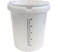 Godet 30 litres avec 25 litres gradués - FP - GRIPLINE® - Plastique