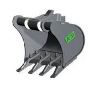 Godet 300mm 3 dents boulonnées Coupleur ACB Morin Module 0 - R00300