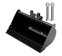 Godet De Mini-Pelle, 500 Mm (20 Pouces), Godet De Pelle RéTro à Dents Plates, Accessoire Pour Excavatrices, Accessoires Pour Le Chargement De Sable Et De Terre