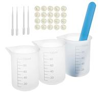 Godet doseur en silicone Outils de mesure résistants à la chaleur pour | gobelet doseur pour résine UV Moules, Coulage, Fabrication du Chocolat