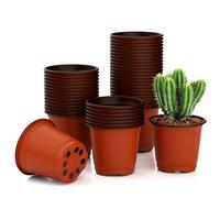 Godet Semis,100Pièces,Pot Pour Semis,Pot Plastique Plante,Mini Pots De Fleur,Pots Semis Plastique,Aération Optimale Pour Semis, Repiquage Et Transplantation - Professionnels & Amateurs De Jardinage
