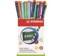 STABILO EASYgraph - Crayon graphite ergonomique - Pot x 36 crayons HB - 30 droitiers + 6 gauchers