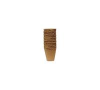 Godets de semis ronds Ø8xH8 cm - Lot de 16 - Fibres de bois compostables