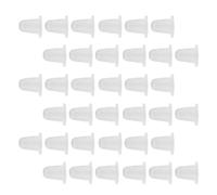Godets D'encre pour Tatouages en Silicone Souple 200 Pièces | Capsules Blanches à Usage Unique, Format Compact, Accessoires Pratiques pour Pigments et Maquillage