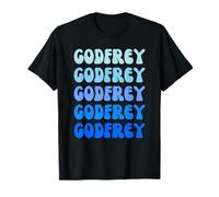 Godfrey Retro Name Stack Design T-Shirt