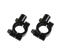 Godimg Universel Support de Guidon,Support de Rétroviseur,M8, Aluminium, 2 x 7/8" (22 mm) pour Kawasaki Suzuki ATV 4 Wheeler Quad Dirt Pit Pocket Bike Scooter