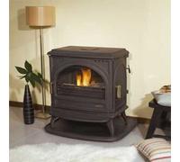 Godin Petit Carvin Bois de chauffage Anthracite, Noir