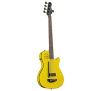 Godin A5 Ultra Rob Trujillo Yellow Flame RN Limited Edition - Basse Semi-Acoustique à droite