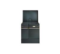 Godin - Cuisinière à bois 10kw noir 240162NOIRPOLI