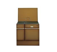 Cuisinière à bois Arpège Brun foncé - 10.5 kw Marron G