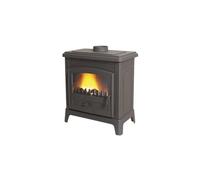 Godin Fonteval Poêle à bois Anthracite/noir Indépendant 330 m² 10 000 W 670 mm