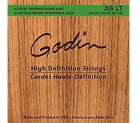 Godin guitares 008995 Seagull A6 LT Cordes pour guitare acoustique Bronze phosphoreux, light