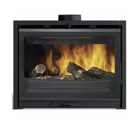 Godin - Insert à bois 10kw noir/anthracite 660227ANTH
