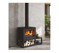 Godin - Poêle à bois 7kw noir 411108anth