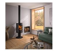 Godin - Poêle à bois 8.5kw noir 388145ANTH