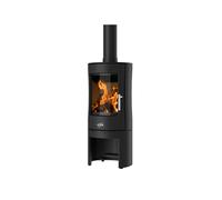 Godin - Poêle à bois 8kw noir 388154ANTH