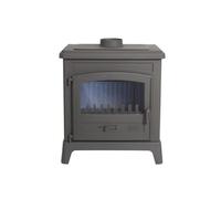 Poêle à bois 9kw anthracite gris 389154ANTHRACITE