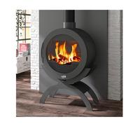 Godin - Poêle à bois fonte 10kw anthracite 410101ANTH