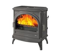Godin Poêle à bois 366201PEINTANTH en fonte 11 kW Noir