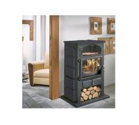 Godin - Poêle à bois fonte 12kw peint anthracite 350104000053