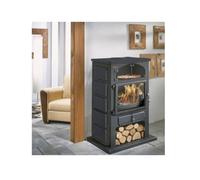 Godin Poêle à bois fonte 12kw peint anthracite - 350104000053