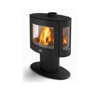 Godin - Poêle à bois fonte 9kw coggia noir 388142000053