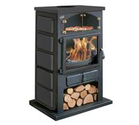 GODIN Poêle à bois vintage 350104PEINTANTH