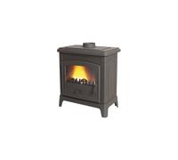 Godin Fonteval Pose libre Bois de chauffage Anthracite, Noir