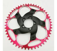 GodLOL for Bafang BBSHD 130BCD Plateau Spider Chain Ring Adapter Kit de Moteur pour vélo électrique 39T-50T/52T/54T/56T/60T Pédalier (Rouge 50T)
