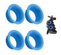 GodLOL Lot de 4 bagues colorées pour étrier Magura MT5 MT7 | Garniture de frein de vélo légère | Plusieurs couleurs pour personnalisation (bleu)