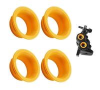 GodLOL Lot de 4 bagues colorées pour étrier Magura MT5 MT7 | Garniture légère pour frein de vélo | Plusieurs couleurs pour personnalisation (orange)