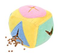Godneei Jouet Interactif en Peluche avec Clochette et Compartiments Cachés, Jeu d'Intelligence pour Chiens Petits et Moyens, Jouet de Réflexion pour Friandises