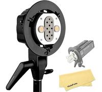 Godox AD-B2 Double Tête Bowens Monture pour Installer 2 Godox AD200 ou AD200Pro Pocket Flashes ou Flashpoint eVOLV 200 ou eVOLV 200Pro Speedlight Ensemble pour Atteindre 400W de Puissance de Sortie