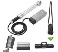 Godox AD-S200 Tête de Flash pour AD200 AD200Pro, tête de Flash 200 WS CCT 5800 K + 200 K, Design Tube Lumineux 360°, monolight avec Porte d'entrée et Sac de Transport CB57 pour Photographie de Mode