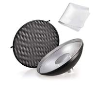 Godox AD-S3 Bol beauté réflecteur avec coque Nid d'abeille pour Godox WITSTRO AD200 Pocket Flash Godox AD180 AD360 Ad360ii Flash Speedlite - Y Compris Pergear kit de nettoyage