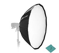 Godox AD-S85S Parapluie parabolique profond portable 85 cm Montage rapide Réflecteur argenté pour flash Godox AD400Pro